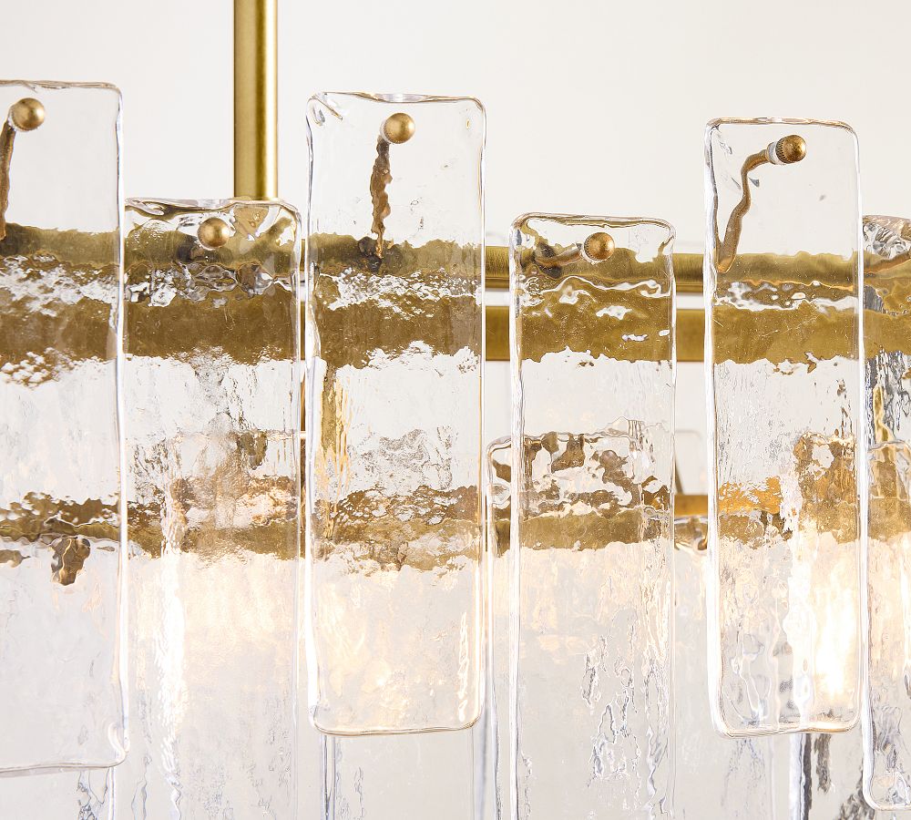 Lirsio Glass Linear Chandelier