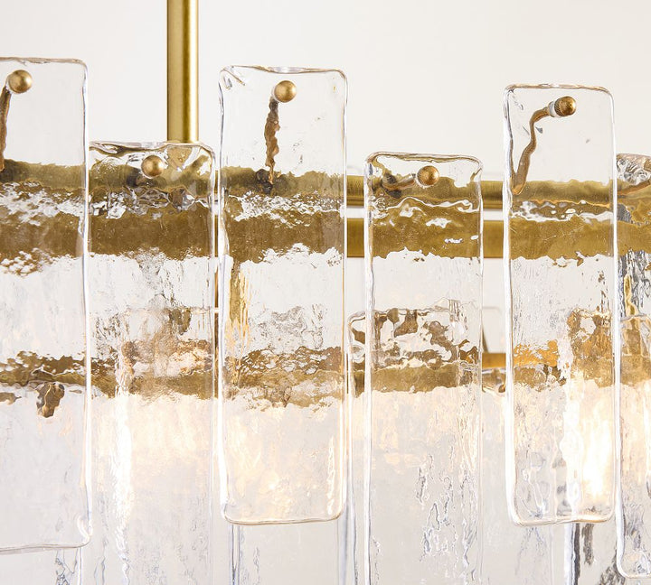 Lirsio Glass Linear Chandelier