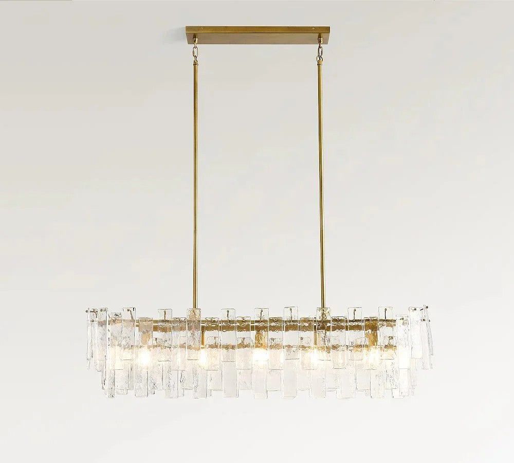 Lirsio Glass Linear Chandelier
