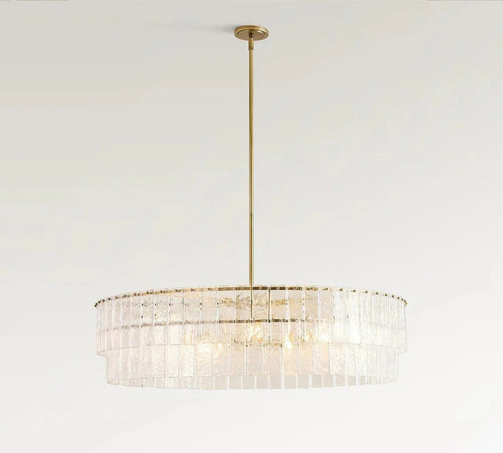 Lirsio Glass Round Chandelier