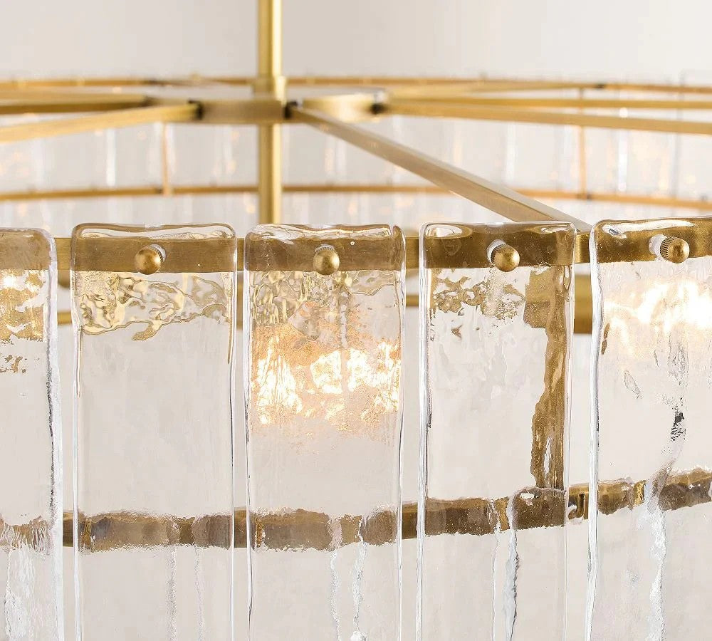 Lirsio Glass Round Chandelier
