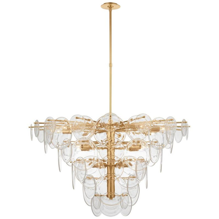 Loire Extra Large Glass Chandelier