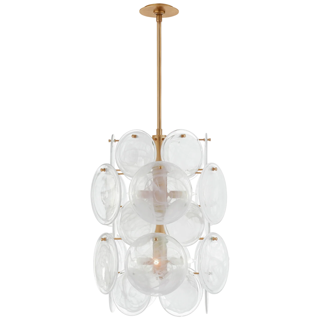 Loire Medium Barrel Glass Chandelier