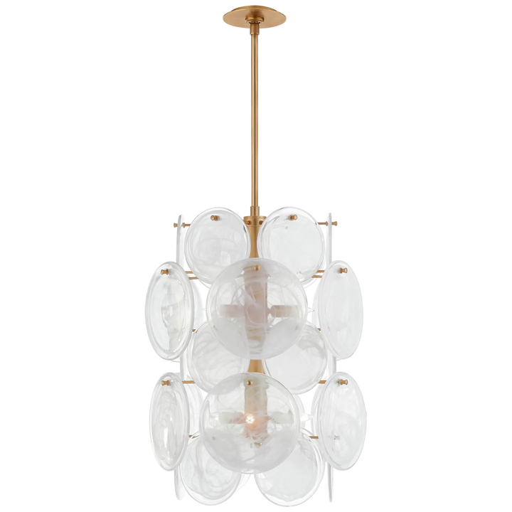 Loire Medium Barrel Glass Chandelier