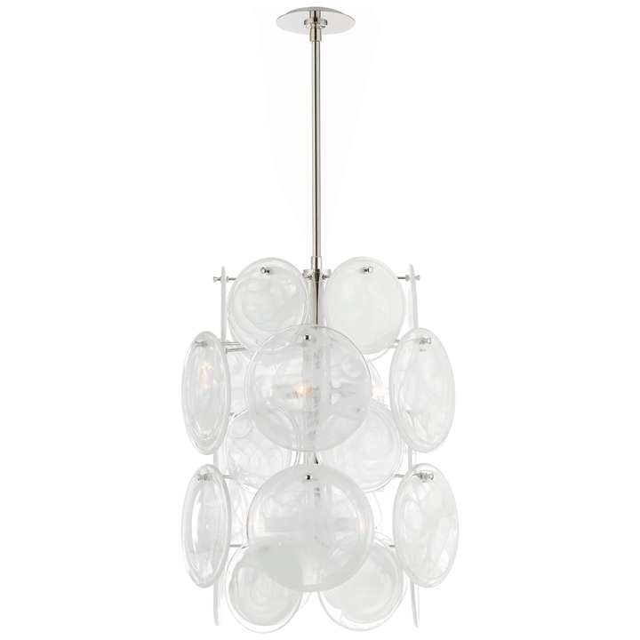 Loire Medium Barrel Glass Chandelier