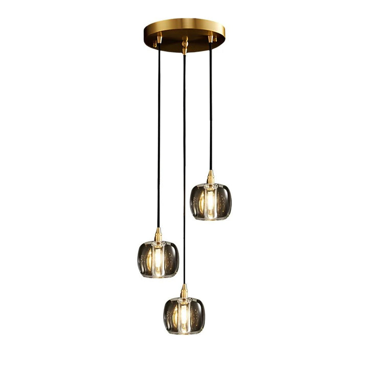 Long Spiral Cubes Crystal Chandelier for Staircase
