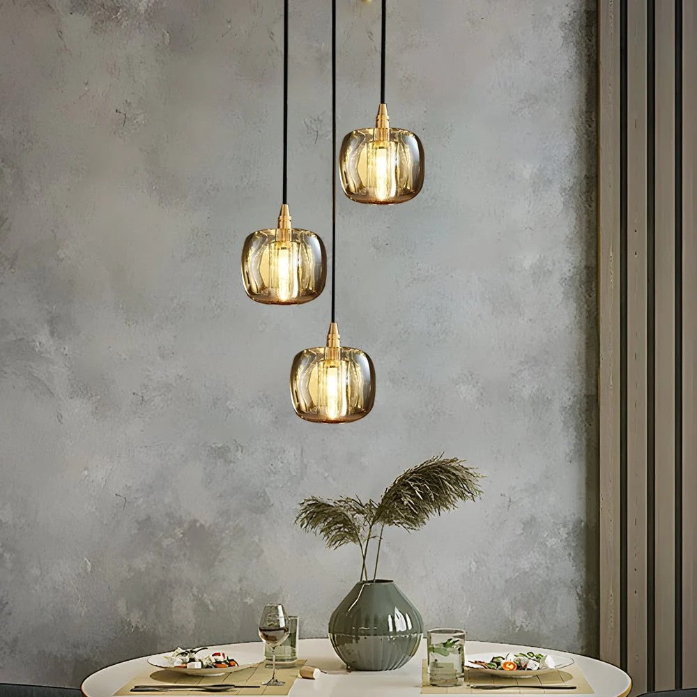 Long Spiral Cubes Crystal Chandelier for Staircase