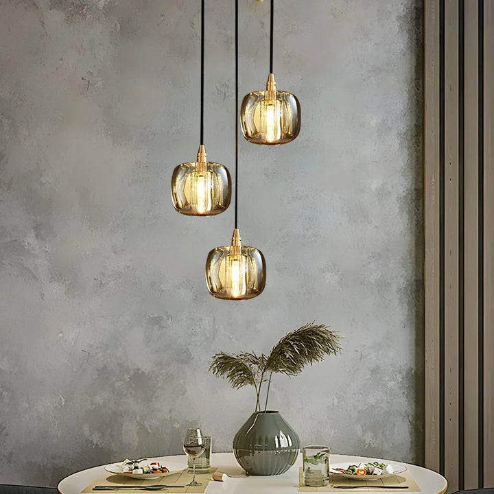 Long Spiral Cubes Crystal Chandelier for Staircase