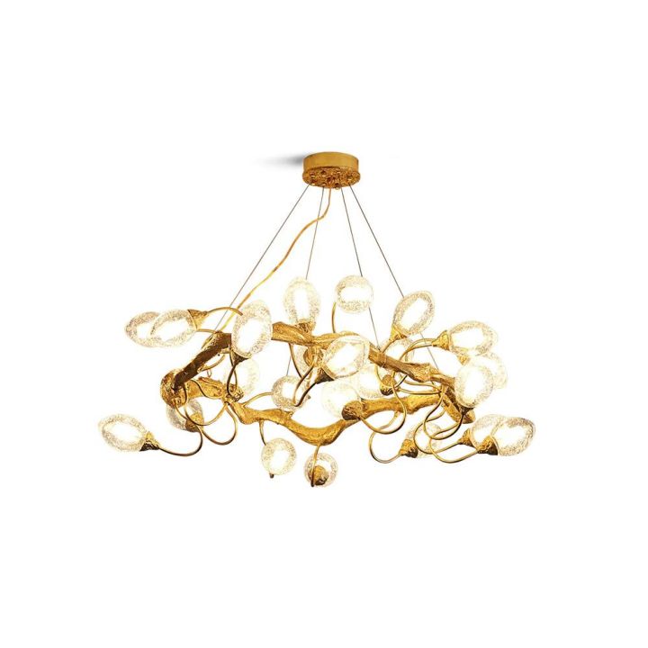 Lotus Brass Chandeliers