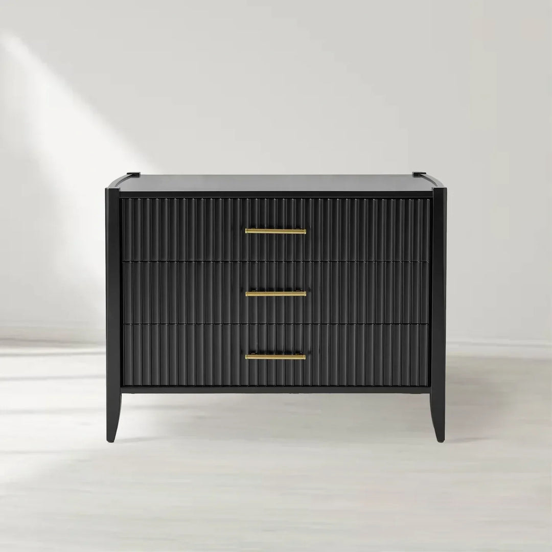 Louis 3-Drawer Nightstand