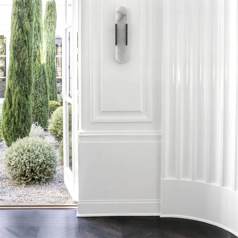 Lowell Melange Elongated Alabaster Wall Sconce 20"
