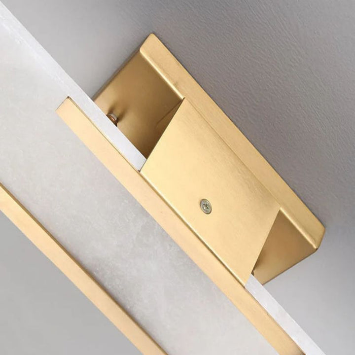 Lowell Melange Elongated Alabaster Wall Sconce 20"