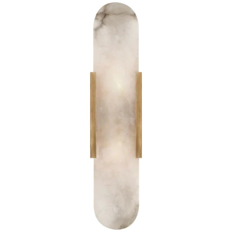 Lowell Melange Elongated Alabaster Wall Sconce 20"