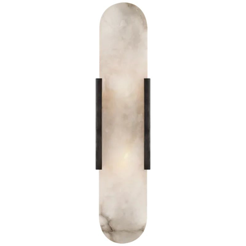 Lowell Melange Elongated Alabaster Wall Sconce 20"