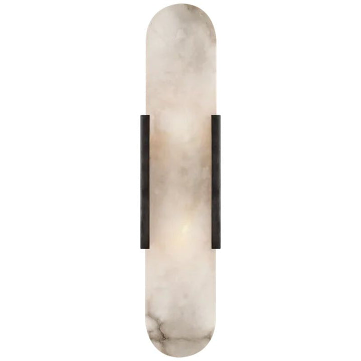 Lowell Melange Elongated Alabaster Wall Sconce 20"