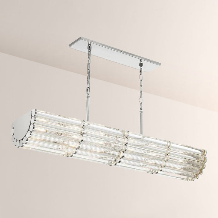 Lubby Langdon for Crystorama Elliot 6 Light Chandelier 48''W
