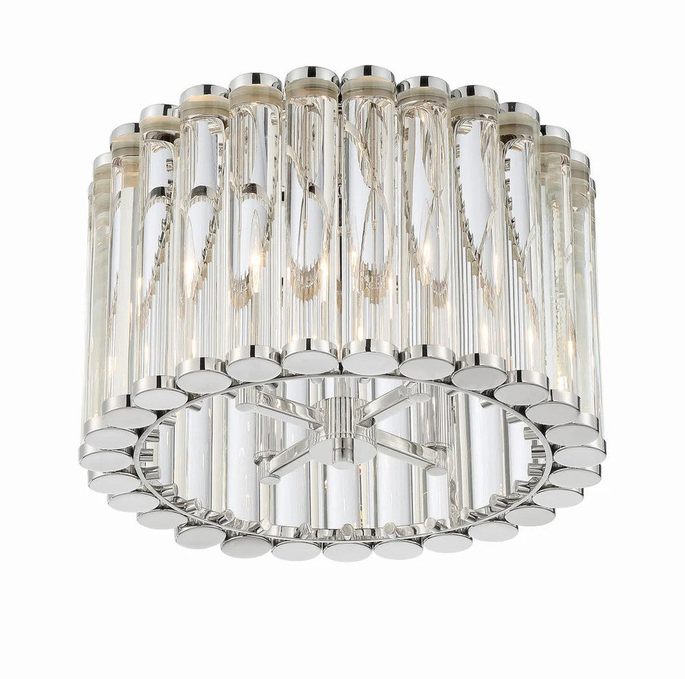 Lubby Langdon for Crystorama Elliot 4 Light Semi Flush Mount