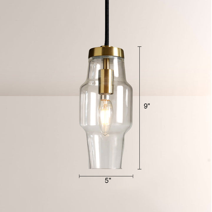 Lumin Clear Glass Pendant