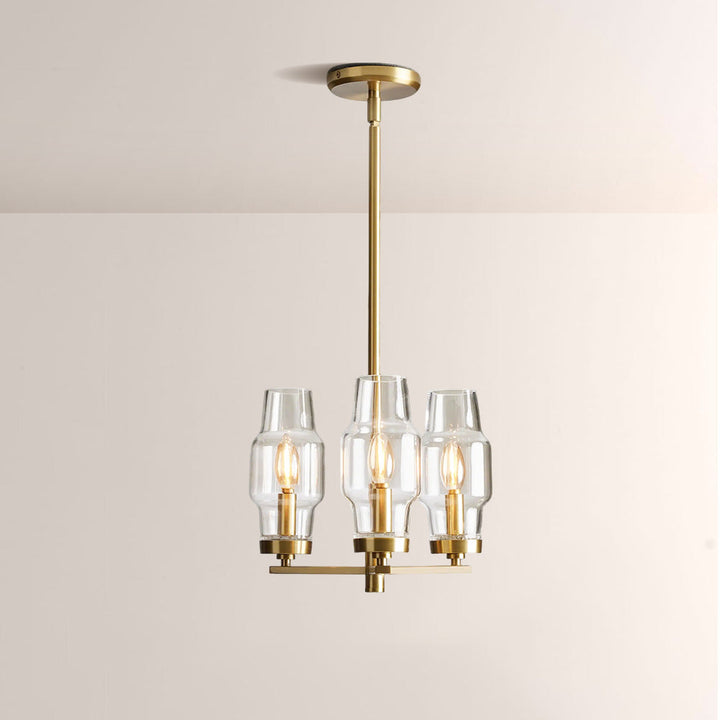 Lumin Clear Glass Round Pendant