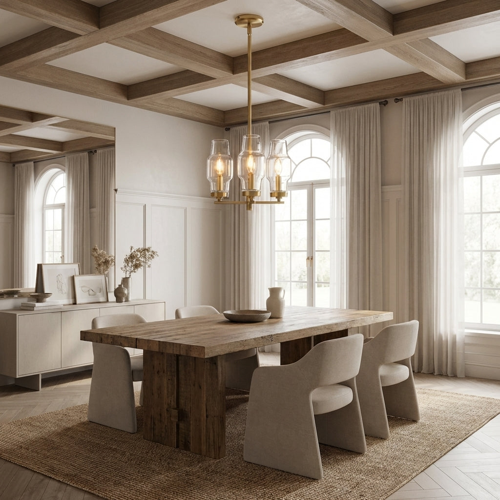 Lumin Clear Glass Round Pendant