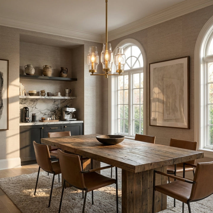 Lumin Clear Glass Round Pendant