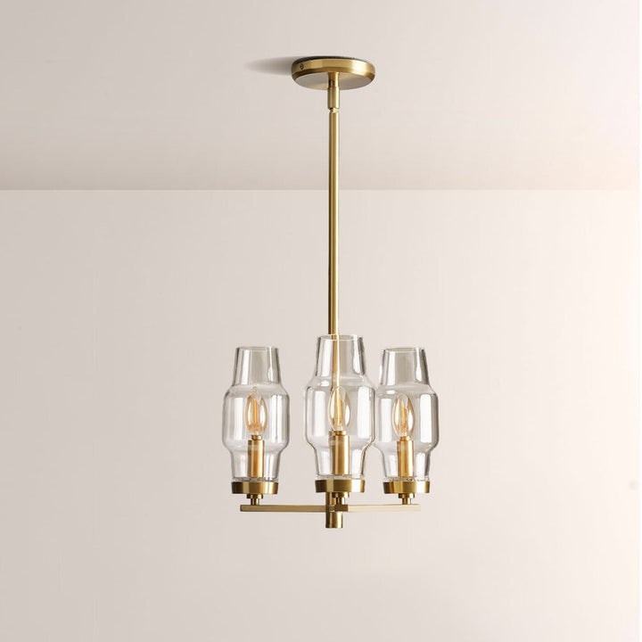 Lumin Clear Glass Round Pendant