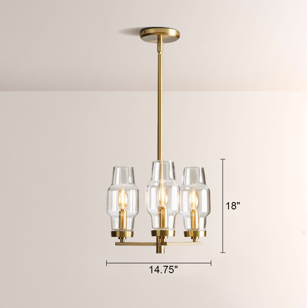 Lumin Clear Glass Round Pendant