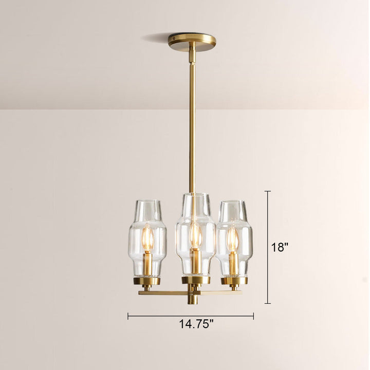 Lumin Clear Glass Round Pendant