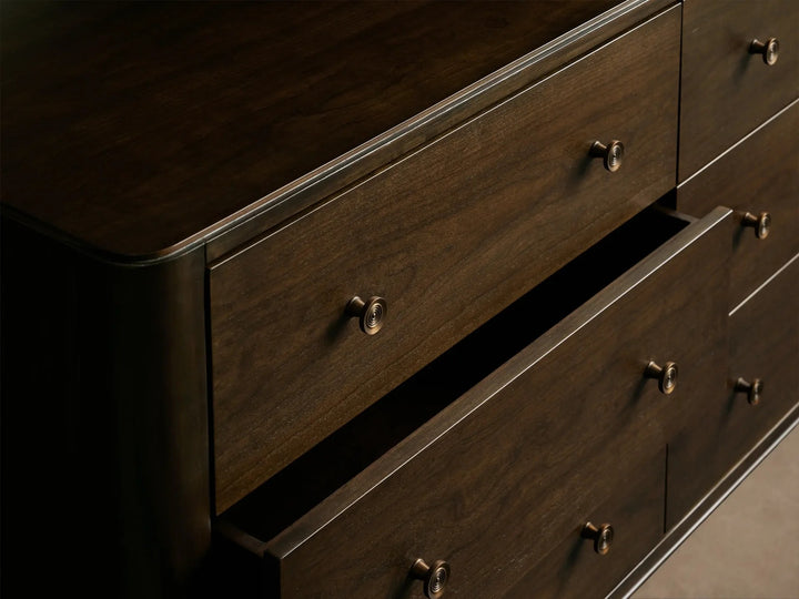 Lurint Wood Nine Drawer Dresser