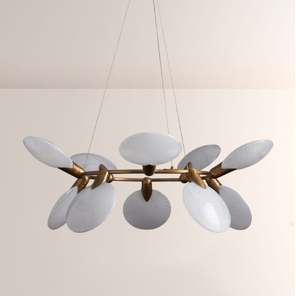 Lylam Glass Round Chandelier