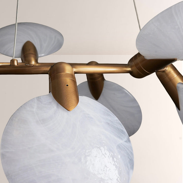 Lylam Glass Round Chandelier