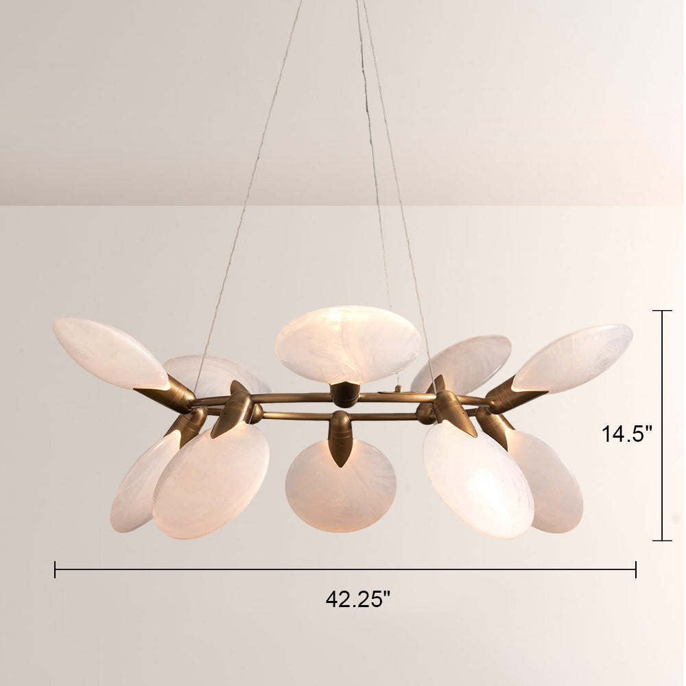 Lylam Glass Round Chandelier