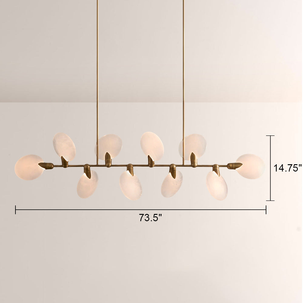 Lylam Glass Linear Chandelier