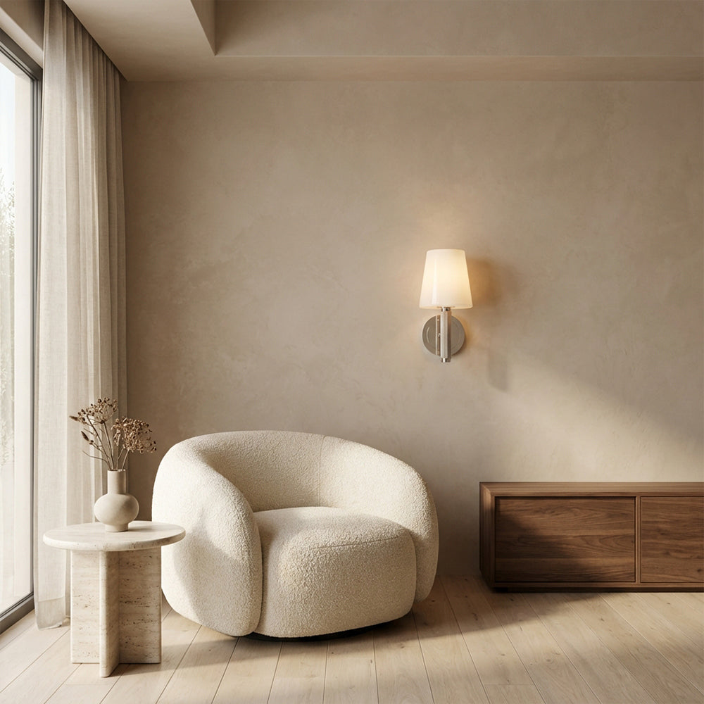 Manrte Glass Wall Sconce
