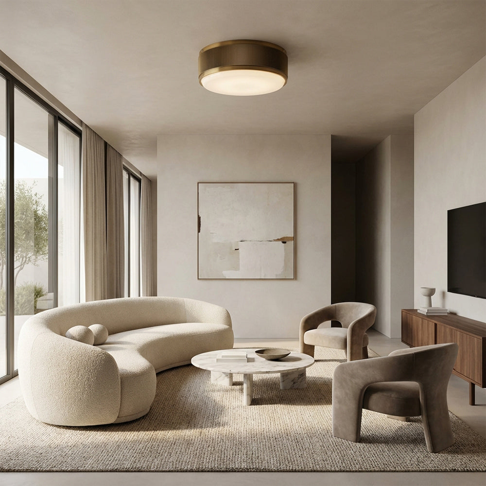 Manrte Round Flush Mount