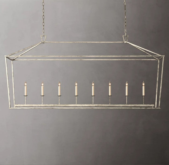 Marcus Openwork Rectangular Chandelier 72"