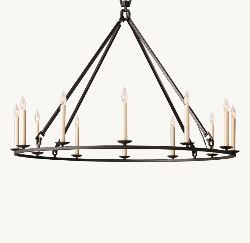 Marcus Openwork Round Chandelier 50"