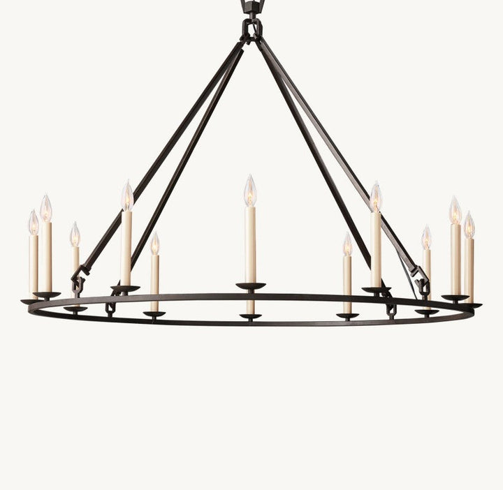 Marcus Openwork Round Chandelier 50"