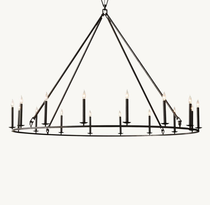 Marcus Openwork Round Chandelier 72"
