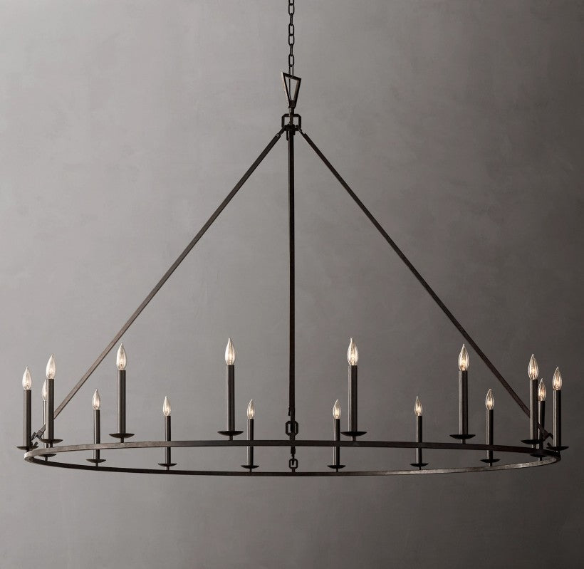 Marcus Openwork Round Chandelier 72"