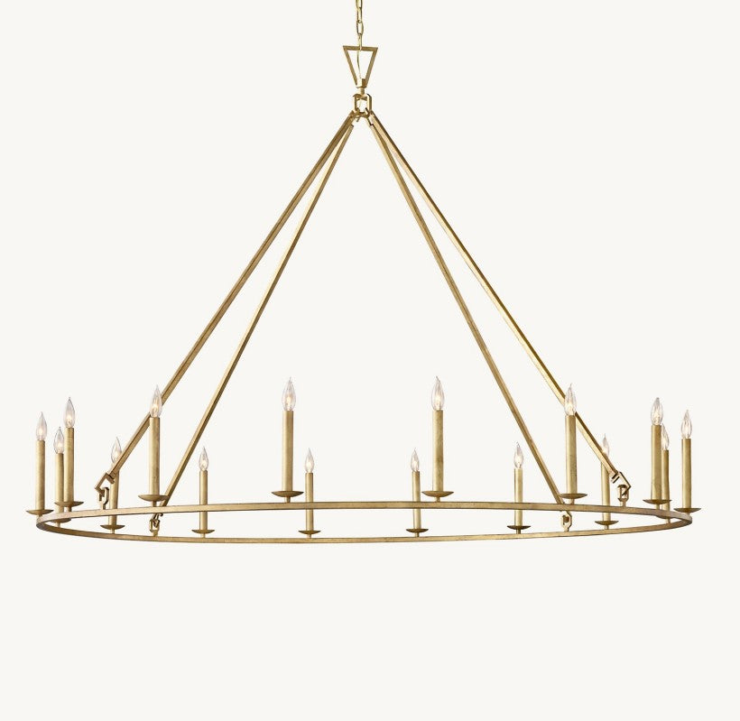 Marcus Openwork Round Chandelier 72"