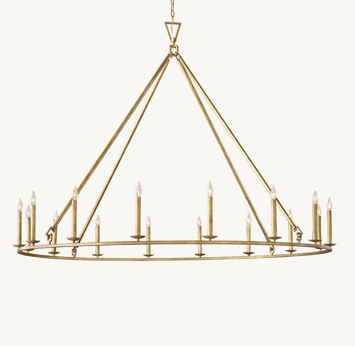 Marcus Openwork Round Chandelier 72"