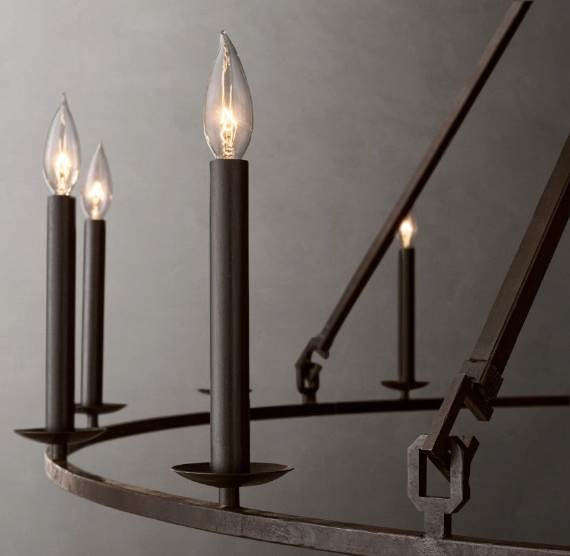 Marcus Openwork Round Chandelier 72"