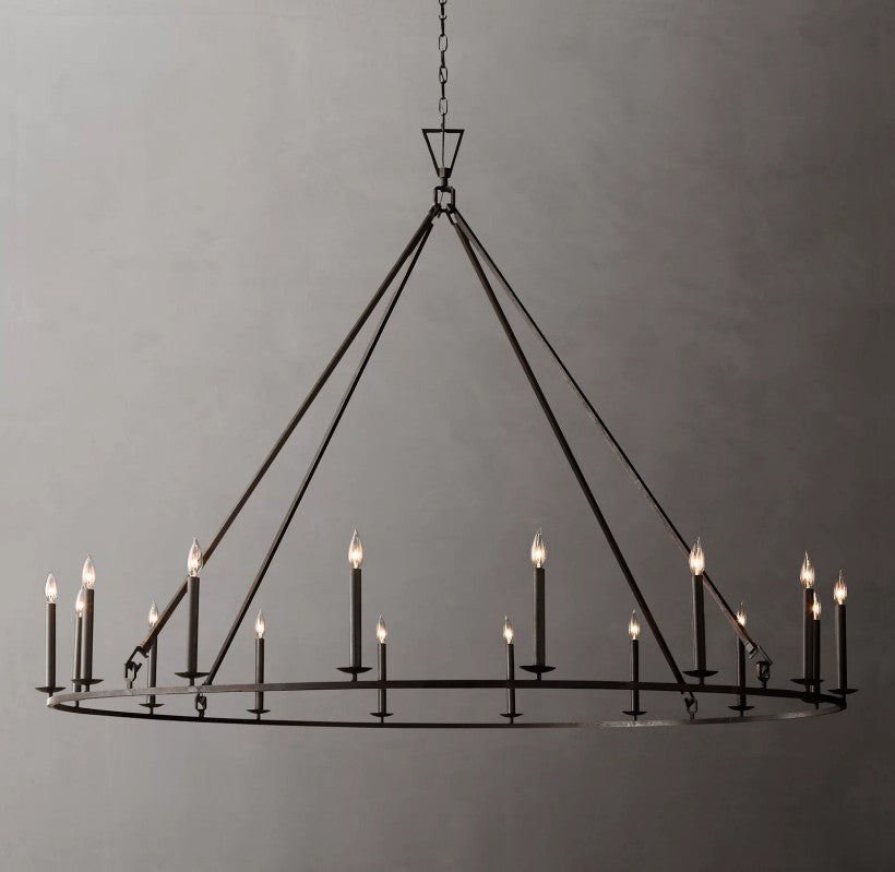 Marcus Openwork Round Chandelier 72"