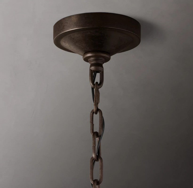 Marcus Openwork Two-Tier Round Chandelier 40"