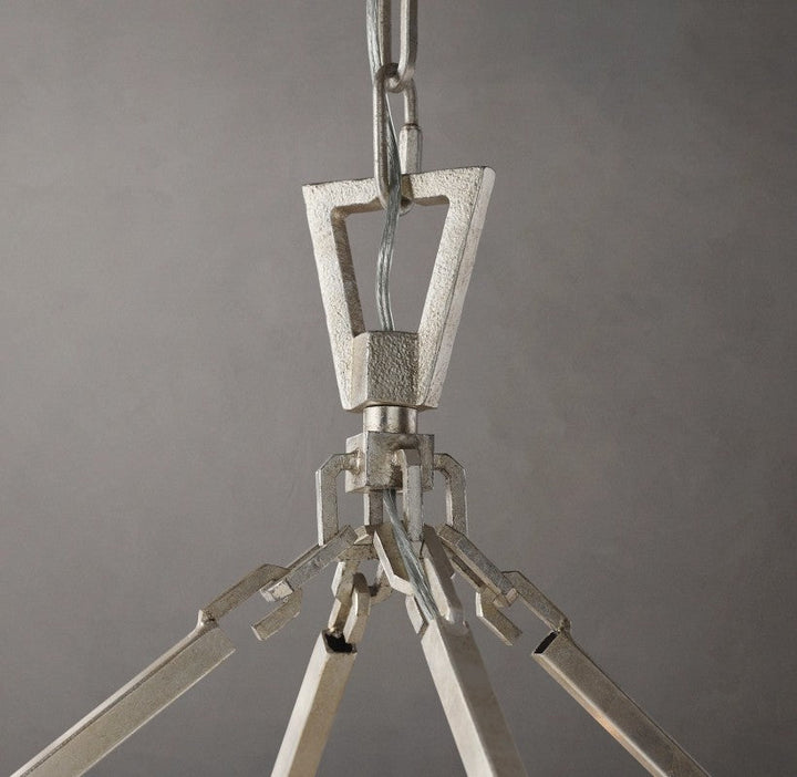 Marcus Openwork Two-Tier Round Chandelier 40"