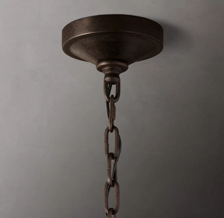 Marcus Openwork Two-Tier Round Chandelier 50"
