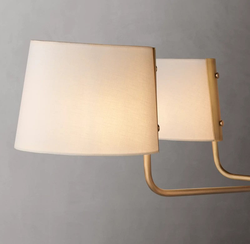 Marina Linear Fabric Chandelier 72"