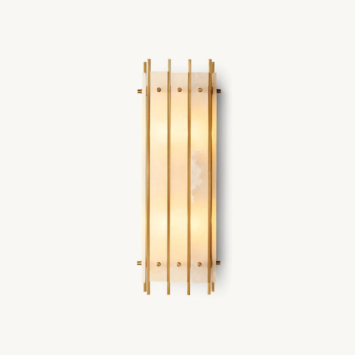Mervin Alabaster Rectangular Wall Sconce