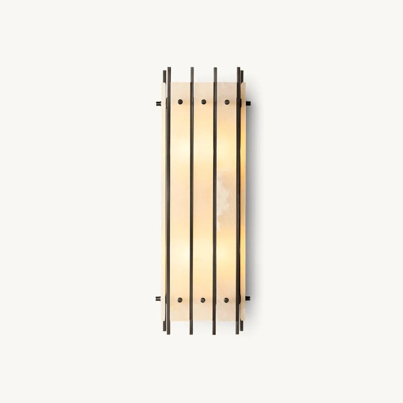 Mervin Alabaster Rectangular Wall Sconce